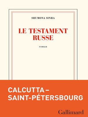 cover image of Le testament russe